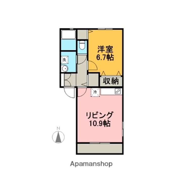 サザンクロス201の間取り