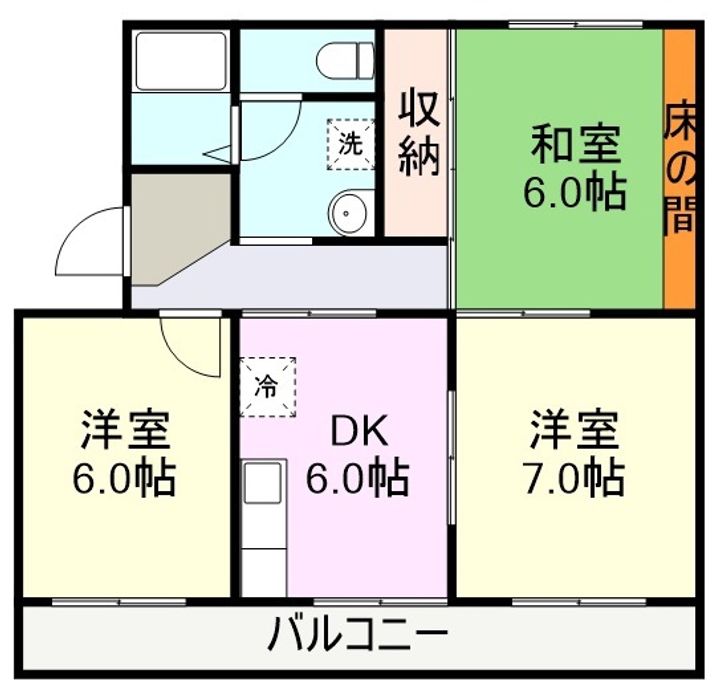 ヴェルドミールの間取り