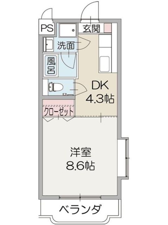 リヴェールHANAの間取り