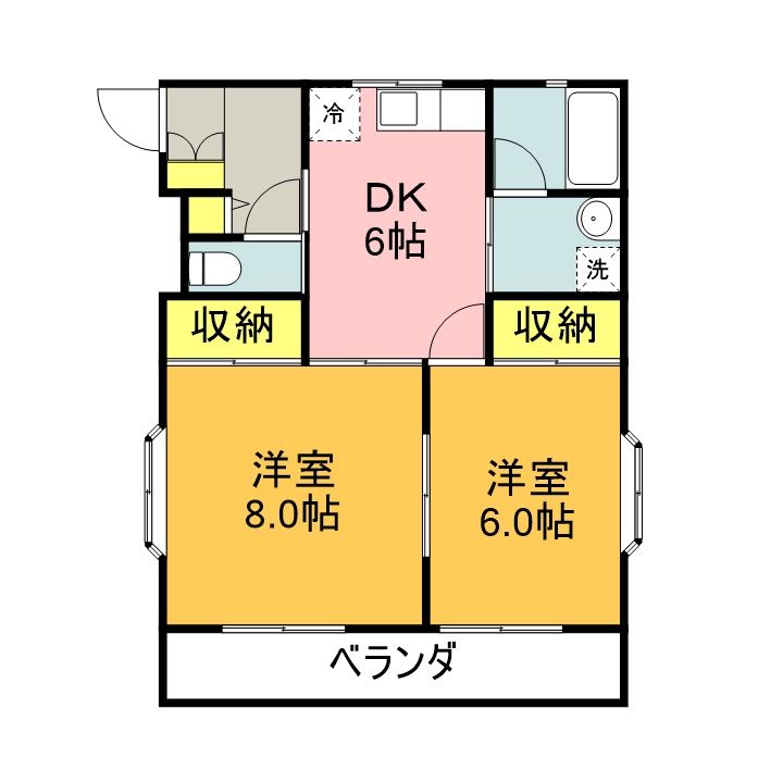 ロイヤルパレス平沢の間取り