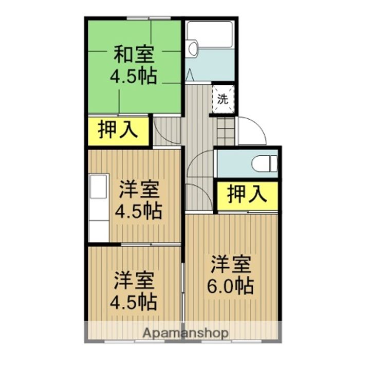 トヨダリハイムAの間取り