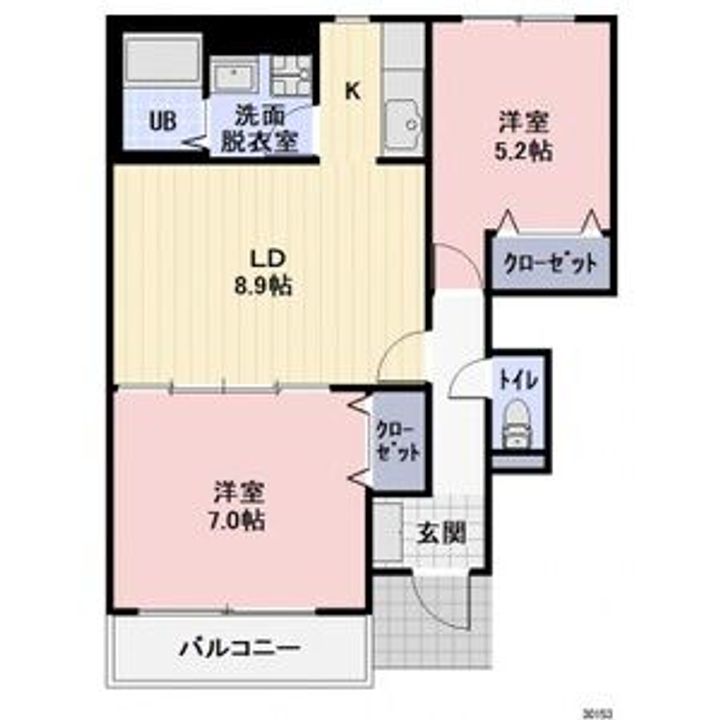 ブランシールⅠの間取り