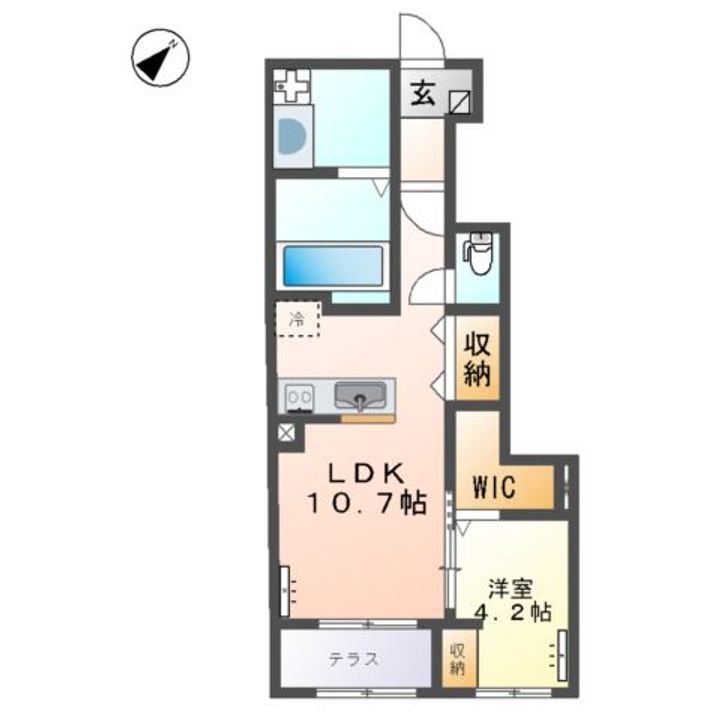 エスコートⅡの間取り