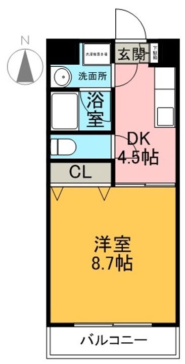 リュミエール403の間取り