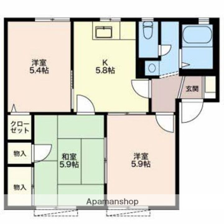 フォレストコートCの間取り