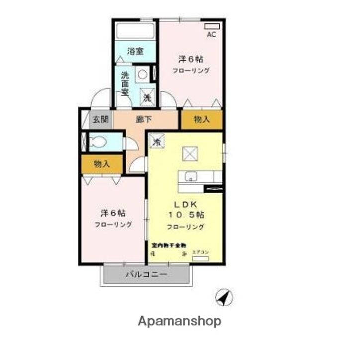 メルベーユの間取り