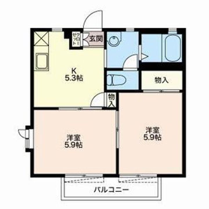ディアスサンハイムAの間取り
