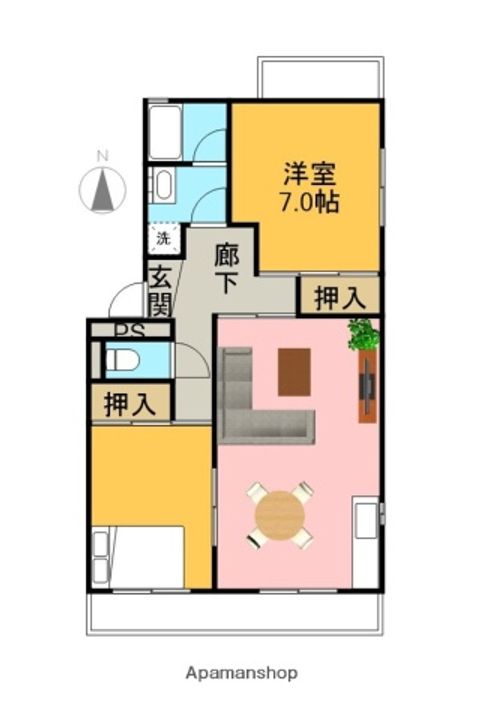 GRACE西小泉101の間取り