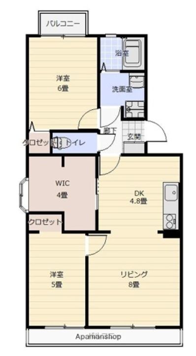 プレミール杉山205の間取り