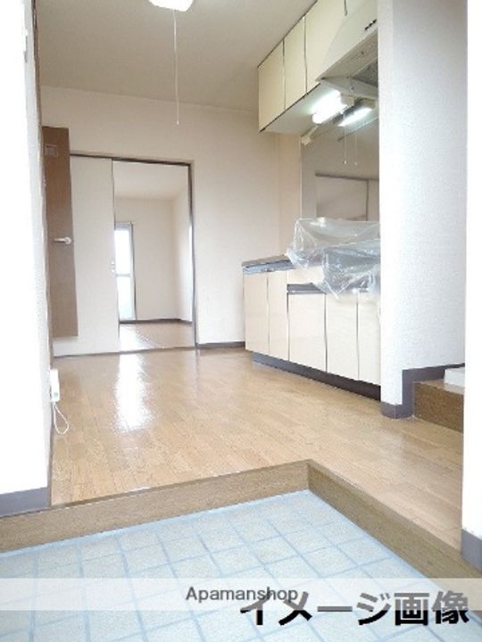マンションCLOVER206の玄関