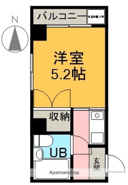ピーコックマンション407の間取り