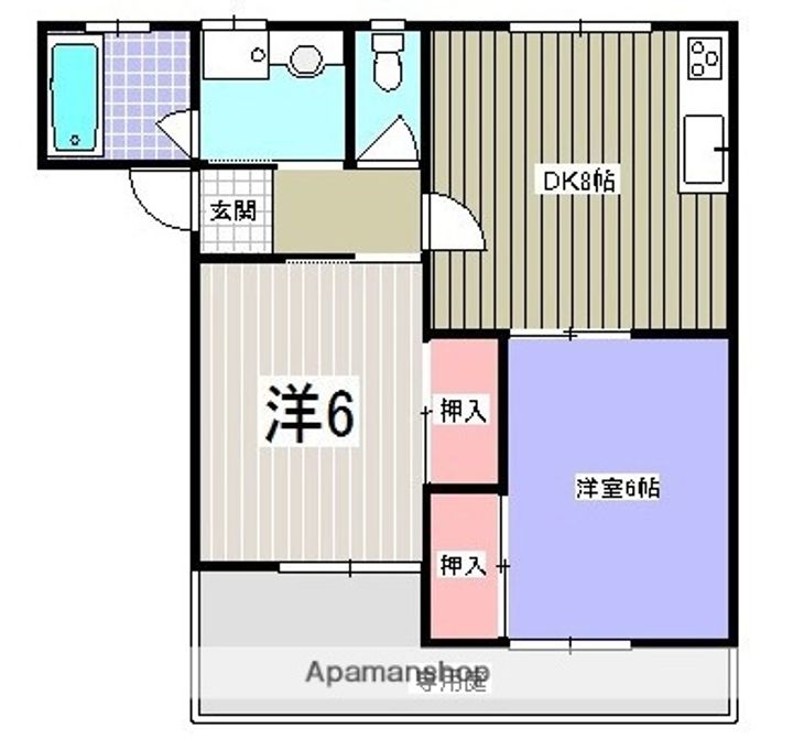 メゾンブライトAの間取り