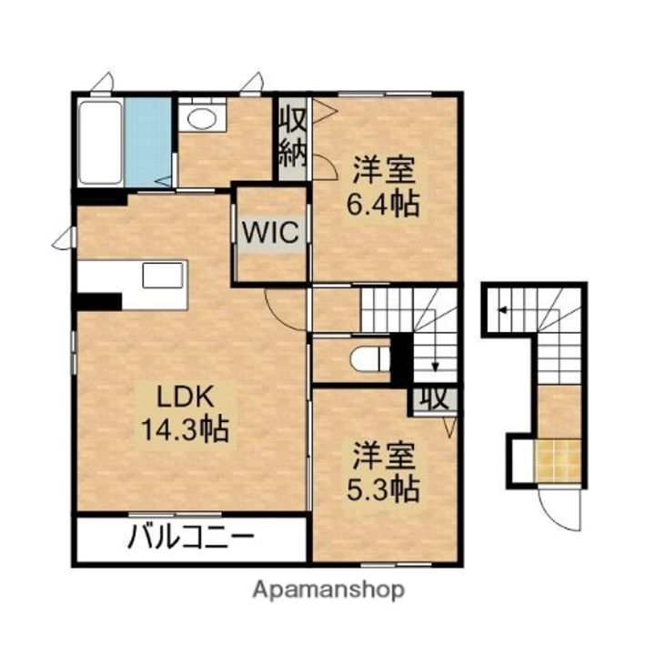 グリーンタウンB・DD202の間取り