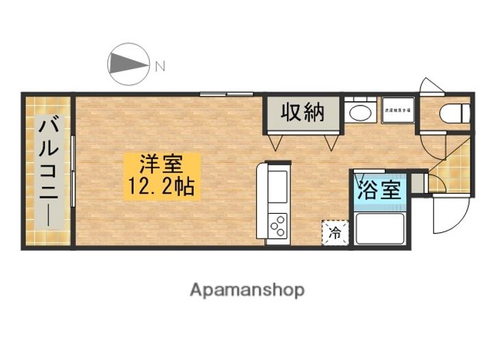 サンライフ鴨江の間取り