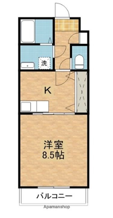 ラ・ルーチェ愛の間取り