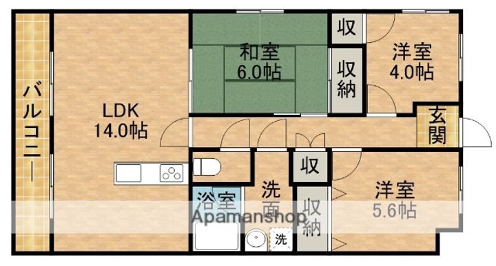 ソレールの間取り