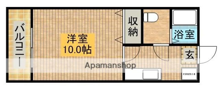 プラテリーア105の間取り