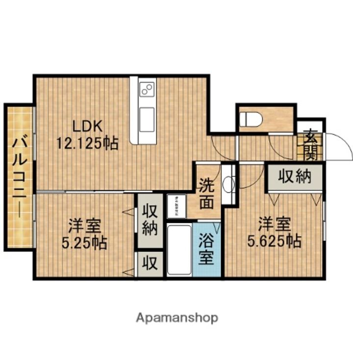 光陵館の間取り
