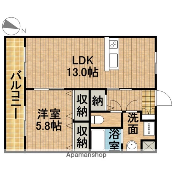 ラポージュの間取り
