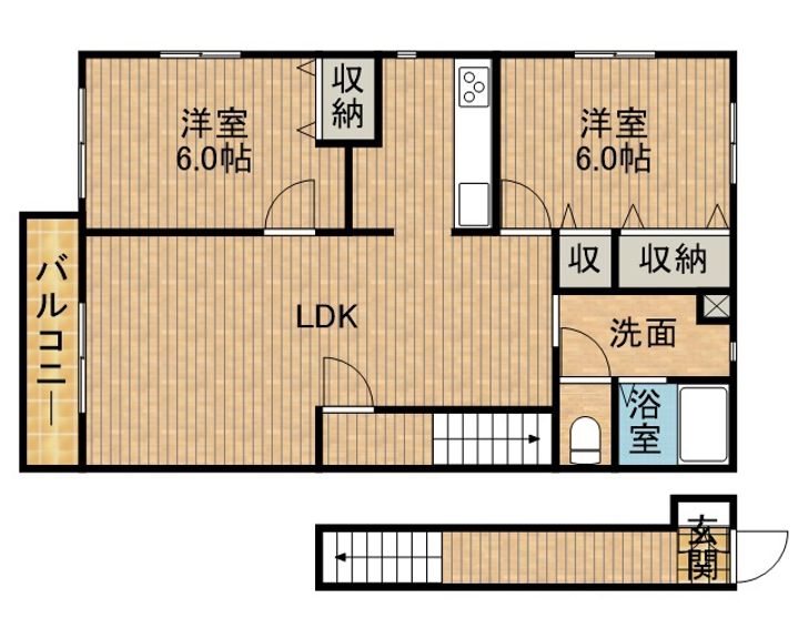 フォレスト若王子の間取り