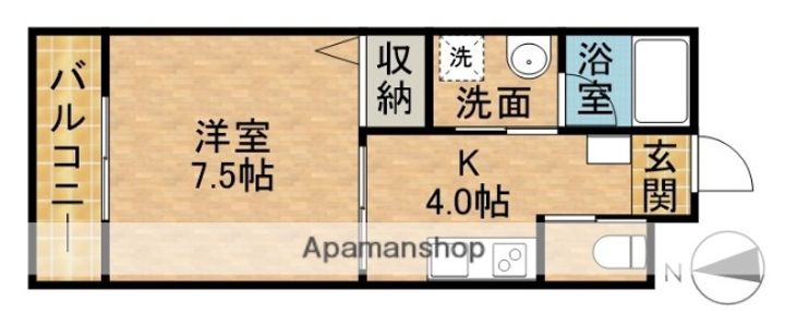 アーバンヒルズ元浜の間取り