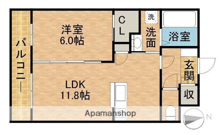 棒屋第17住吉ハイツの間取り