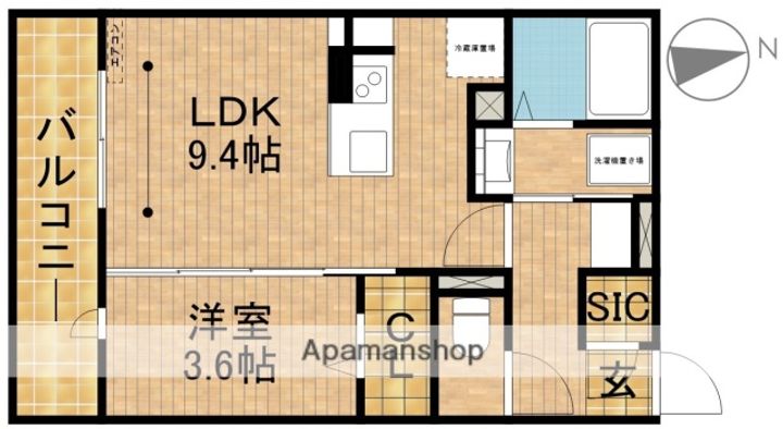 DーROOM下池川町の間取り