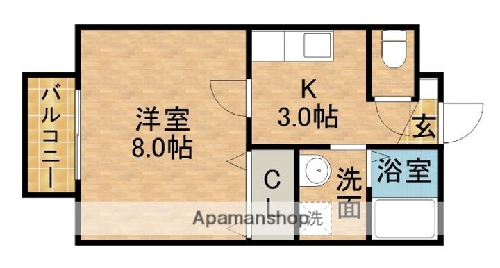 COCOHOUSE幸の間取り