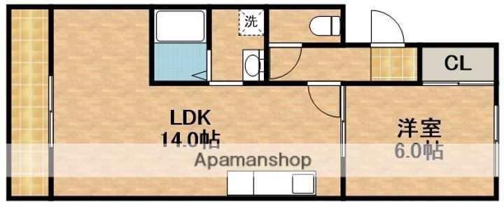 サンライト西伊場303の間取り