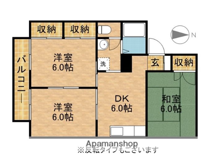 メゾンやまうちB203の間取り