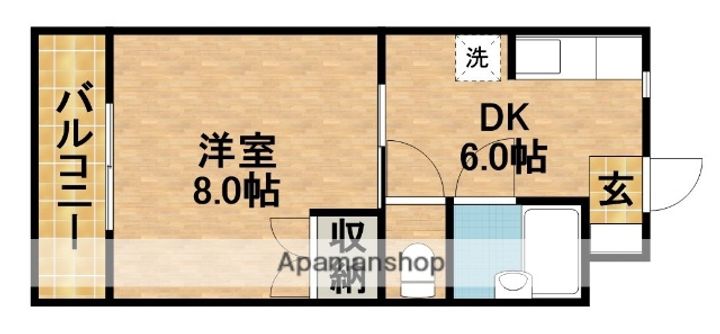 マンション・アバン・フジ106の間取り