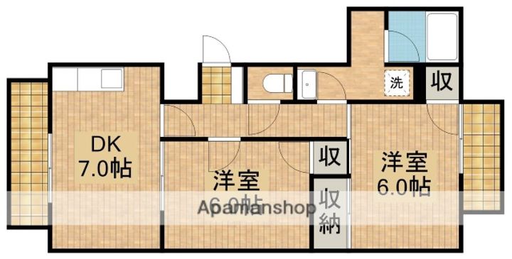 ライトアップ萩丘1番の間取り