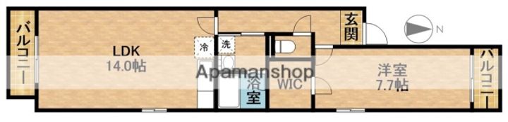 メゾンシュミヤの間取り