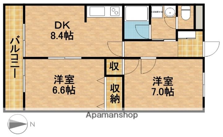 ラフォーレ見付302の間取り