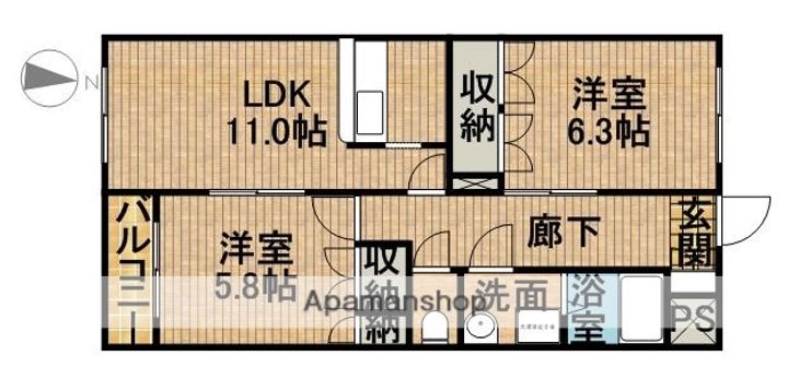 CLAIRE205の間取り