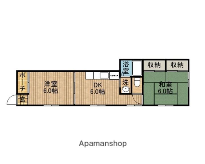 コーポKの間取り