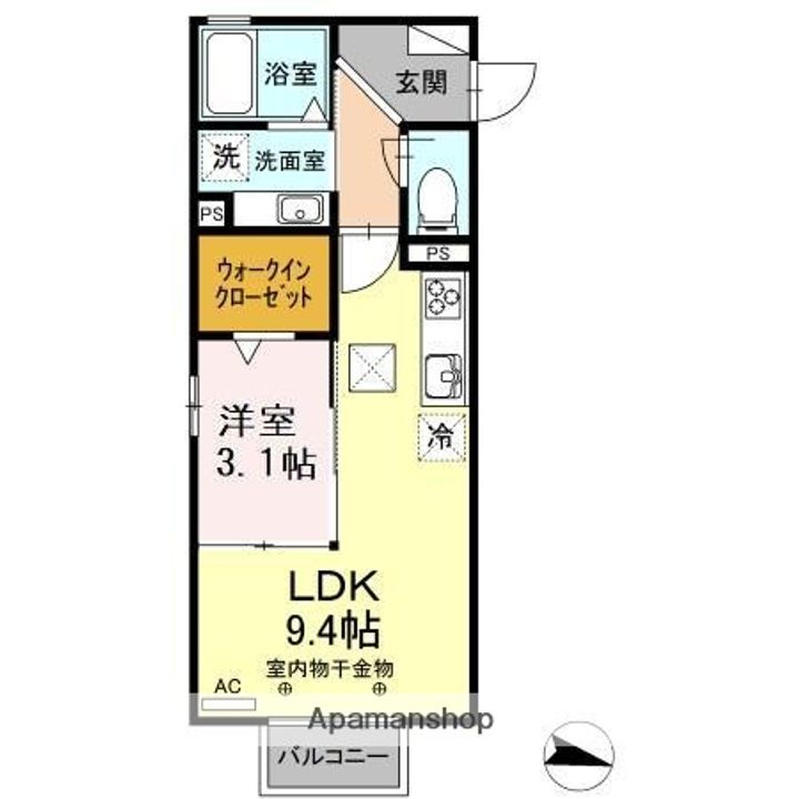 メイプルDの間取り