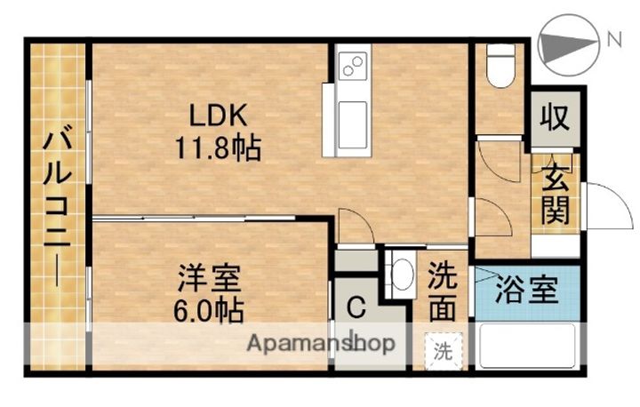 棒屋第17住吉ハイツの間取り