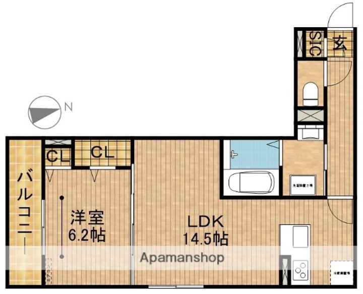 DーROOM下池川町の間取り