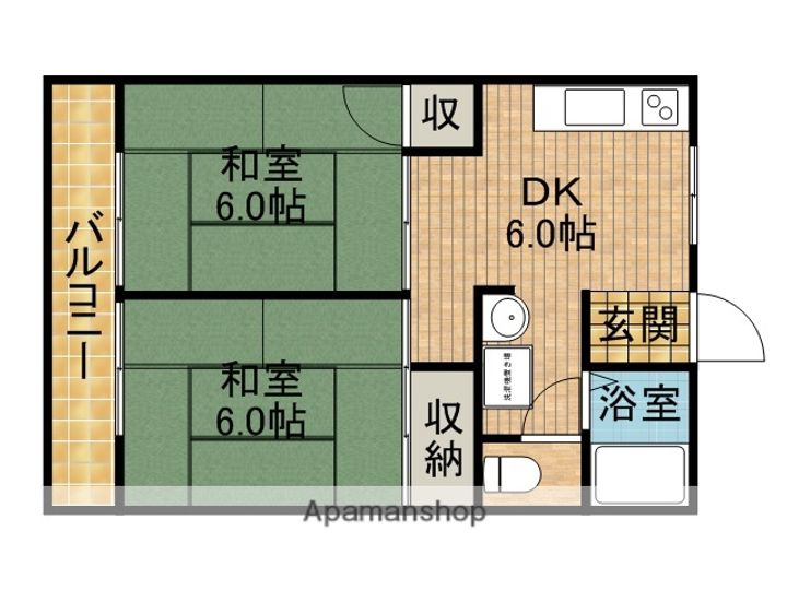 ハイツM高根202の間取り