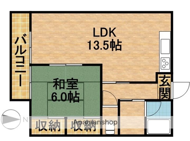 コーポCOCOの間取り