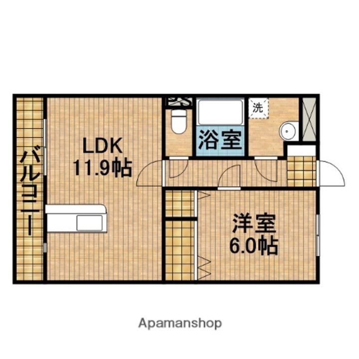 中央ブレインA102の間取り