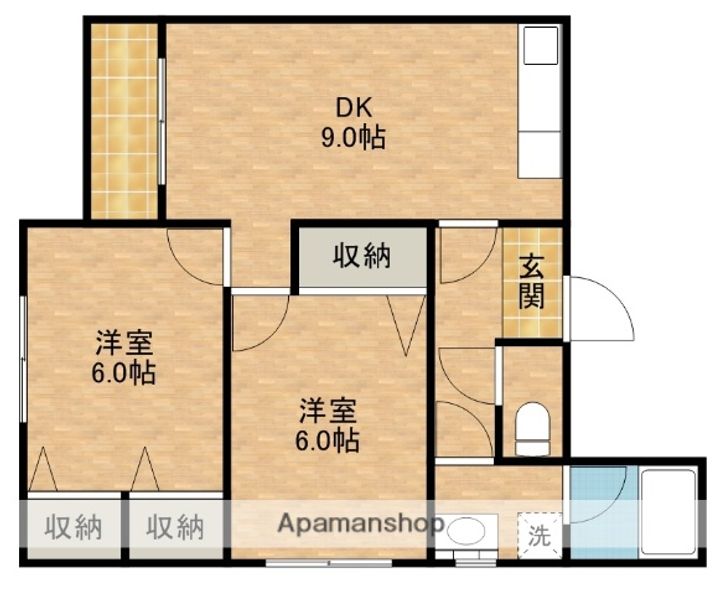 久嶋ハイムの間取り