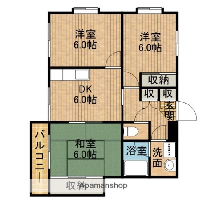 シャルメの間取り