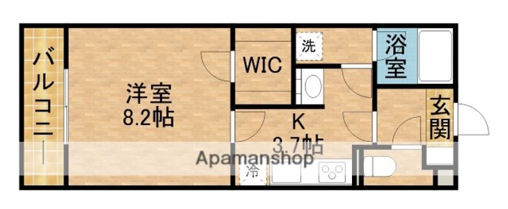 アヴニール(AVENIR)208の間取り