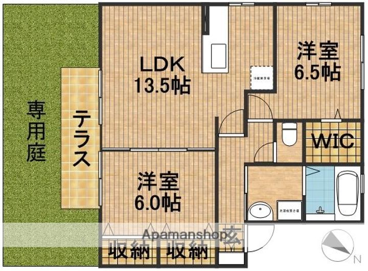 リビングタウンヴェルードBの間取り