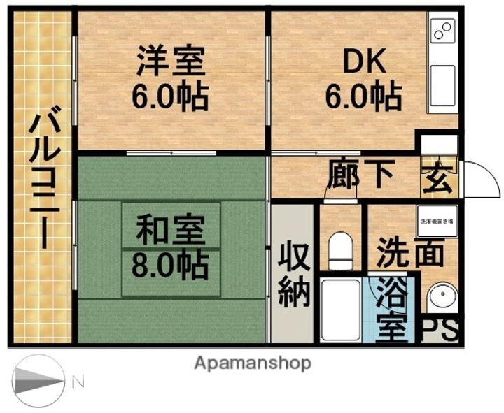 オズハウス2の間取り