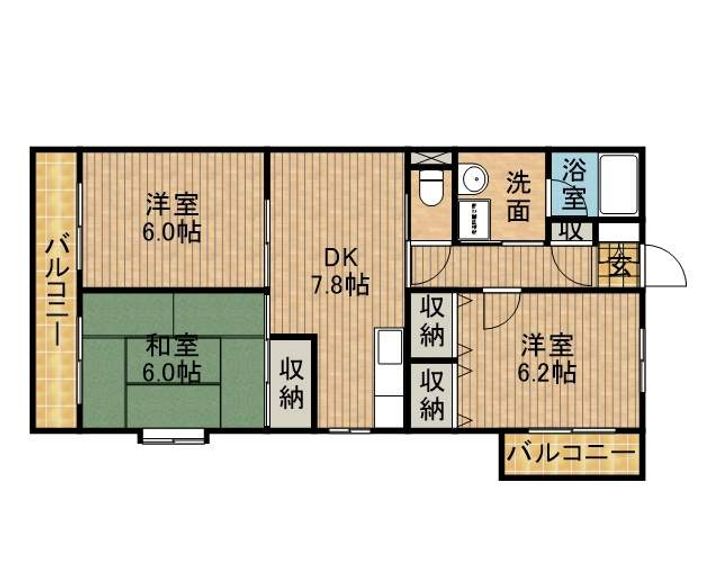 キャッスルの間取り