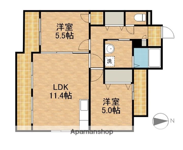 ピエールフェローニの間取り