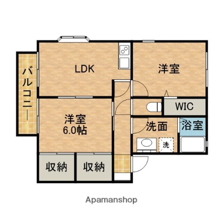 LE COUPLE Aの間取り